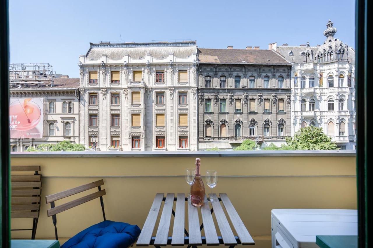 Ferienwohnung Buenos Boutique - A/C, 2 Bathrms, Amazing View Budapest Exterior foto